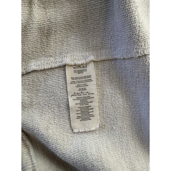 Aritzia Wilfred Diderot Sweater Cocoon Studded Open Cotton Cardigan Size XS - Picture 8 of 11